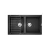 Chậu rửa bát Konox Granite Sink Phoenix Smart 860 – Black
