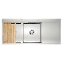 Chậu rửa bát Konox Workstation Sink – Topmount Sink KN11650TD – Bàn phải