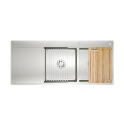 Chậu rửa bát Konox Workstation Sink – Topmount Sink KN11650TD – Bàn trái