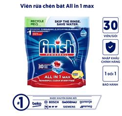 IÊN RỬA CHÉN BÁT FINISH ALL IN ONE MAX 30V HƯƠNG CHANH GIÁ ÊM