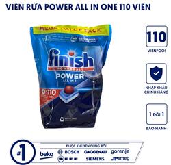 VIÊN RỬA BÁT FINISH POWER ALL IN ONE 110 VIÊN HƯƠNG CHANH CHÍNH HÃNG