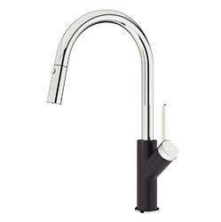 Vòi rửa bát dây rút Konox Ponte Black