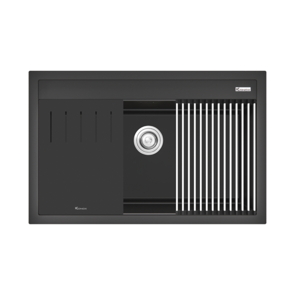 Konox Granite Sink Terra 790S Black