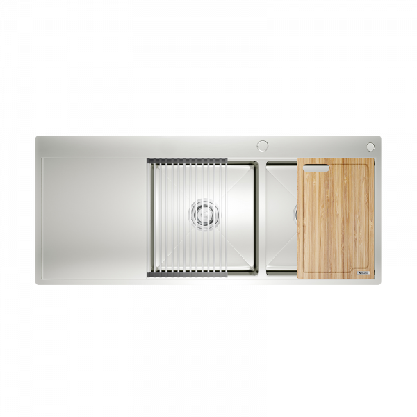 Konox Workstation Sink – Topmount Sink KN11650TD – Bàn trái