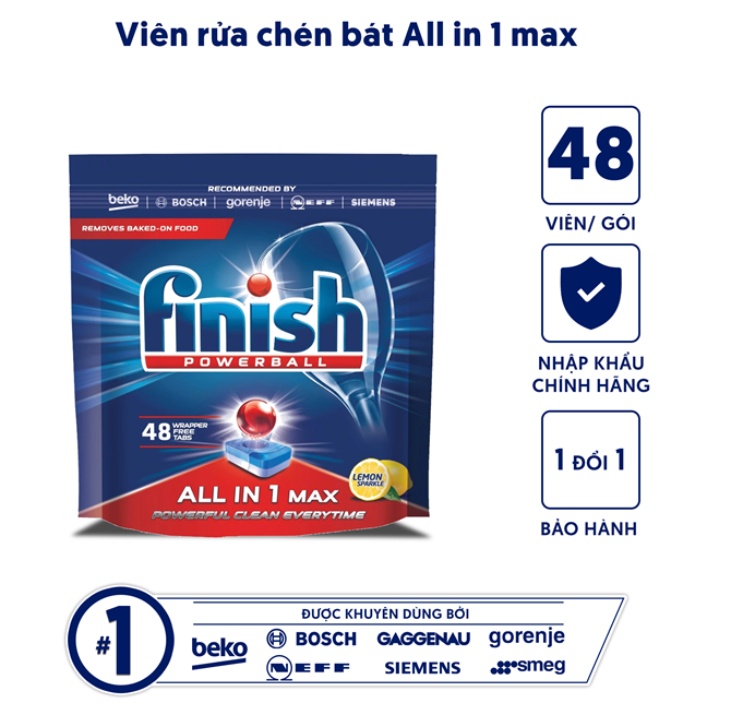 FINISH ALL IN ONE MAX 48chanh
