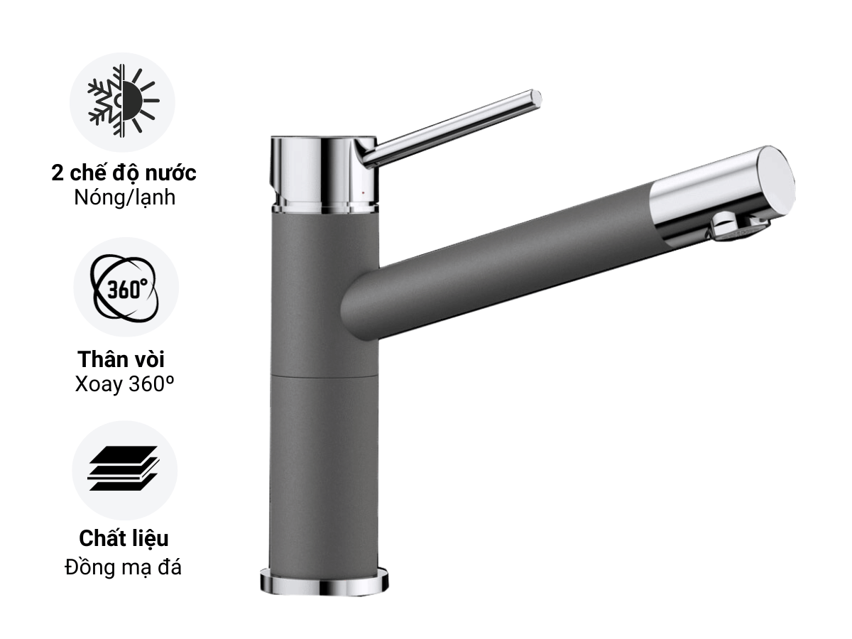 Blanco ALTA Compact Rock Grey 518810